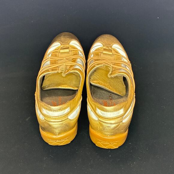 Donald Pliner Sport Travel Wm Sz 9.5 Slip On Shoes SOPHIA shiny reflective glam - Picture 4 of 8